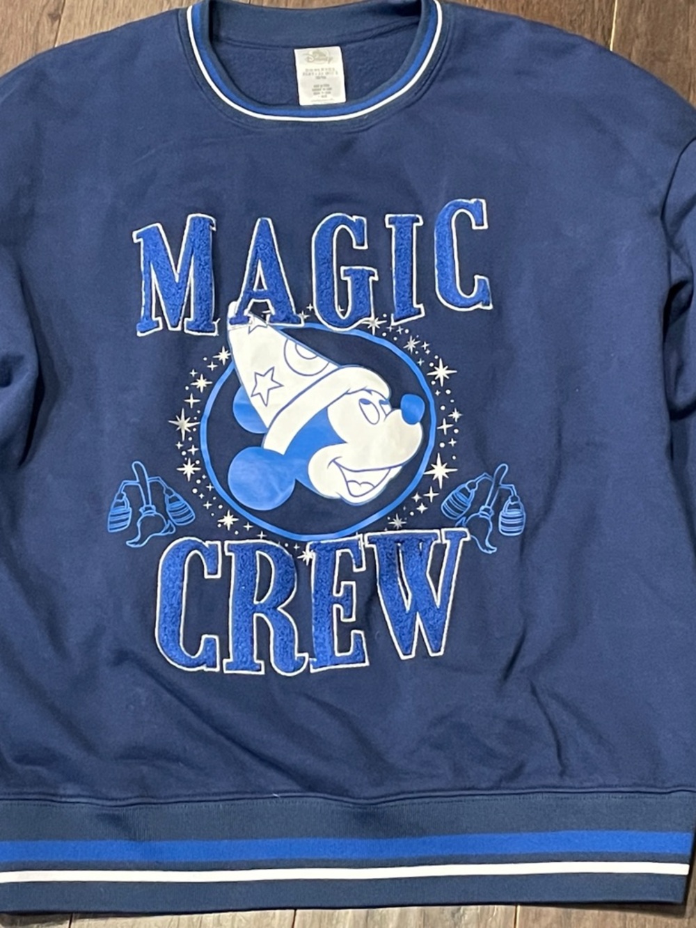 Disney Blue "Magic Crew" Graphic Crewneck Sweater - Picture 2 of 8